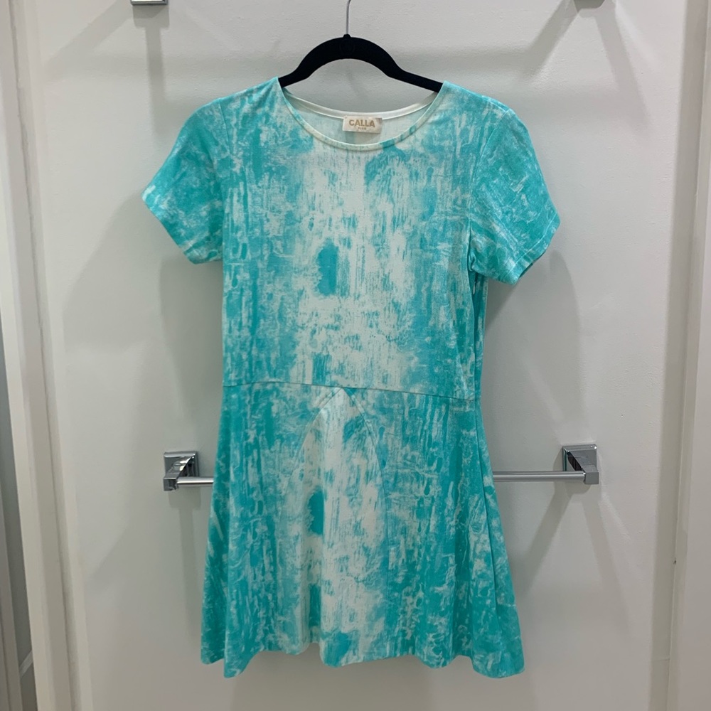 Calla Tie Dye Mini Dress